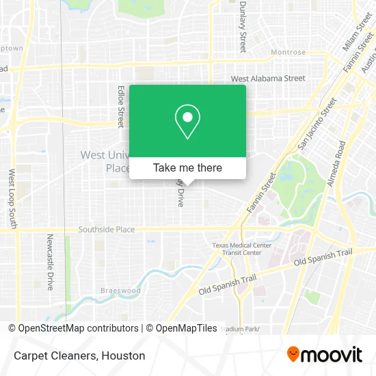 Carpet Cleaners map