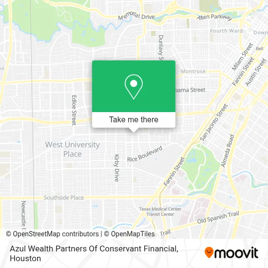 Azul Wealth Partners Of Conservant Financial map