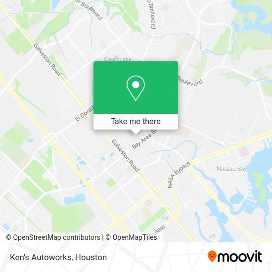 Ken's Autoworks map