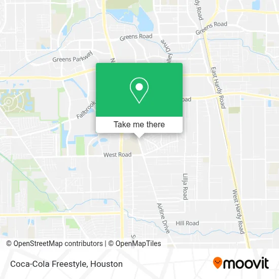 Coca-Cola Freestyle map