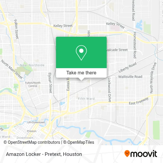 Amazon Locker - Pretext map