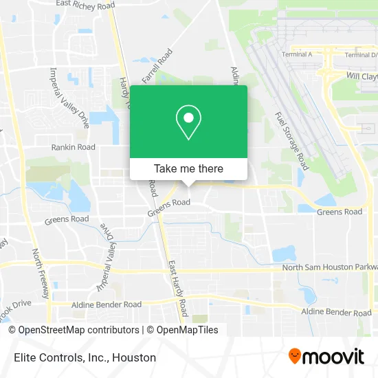 Elite Controls, Inc. map