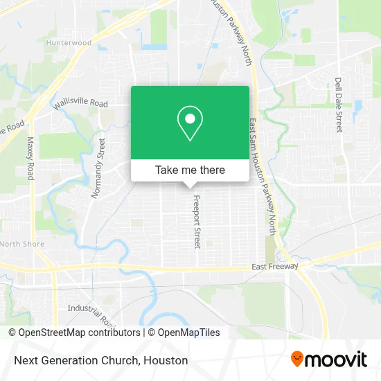 Next Generation Church map