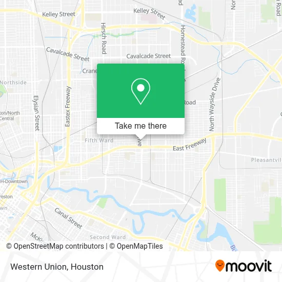 Western Union map