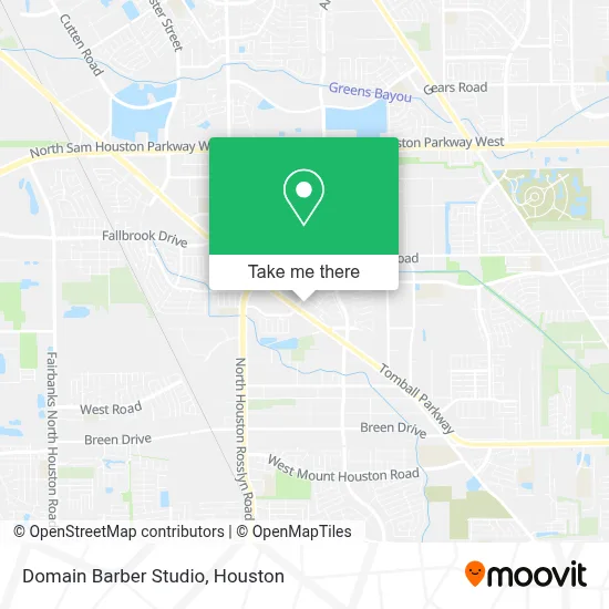 Domain Barber Studio map