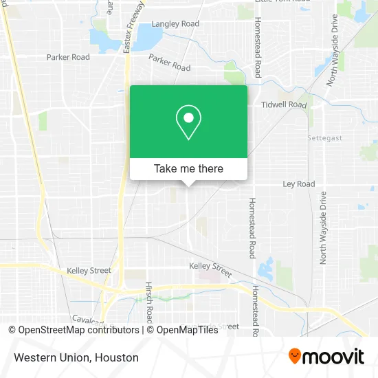 Western Union map