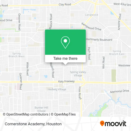 Cornerstone Academy map