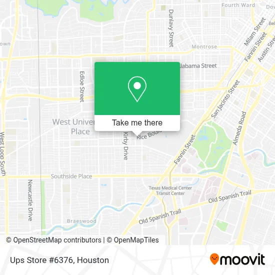 Ups Store #6376 map