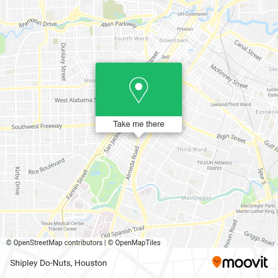 Shipley Do-Nuts map
