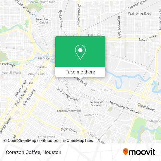 Corazon Coffee map