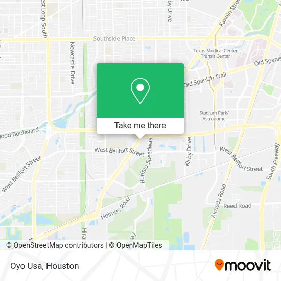 Oyo Usa map