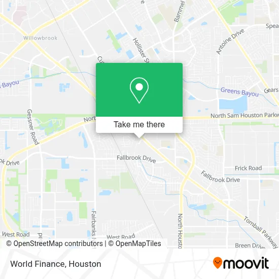 World Finance map