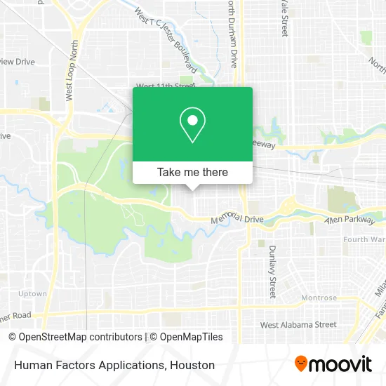 Human Factors Applications map