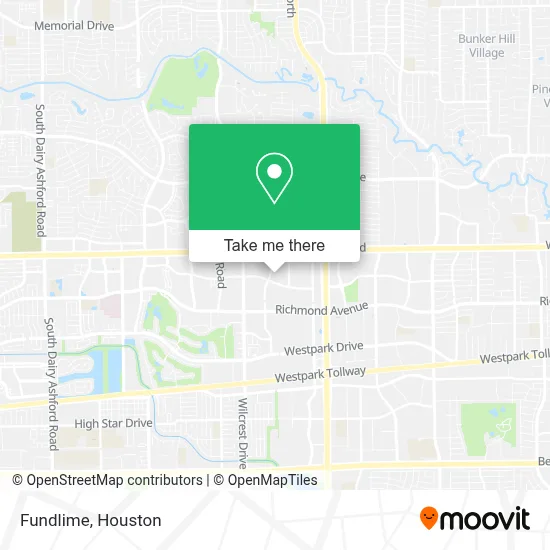 Fundlime map