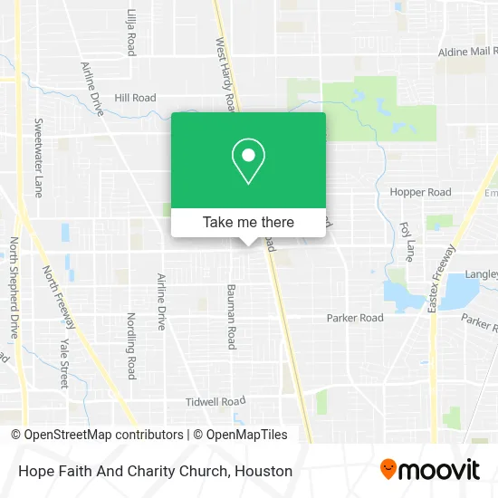 Hope Faith And Charity Church map