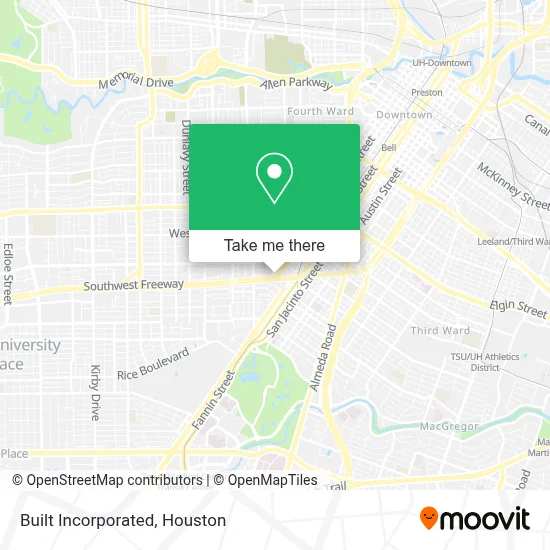 Built Incorporated map