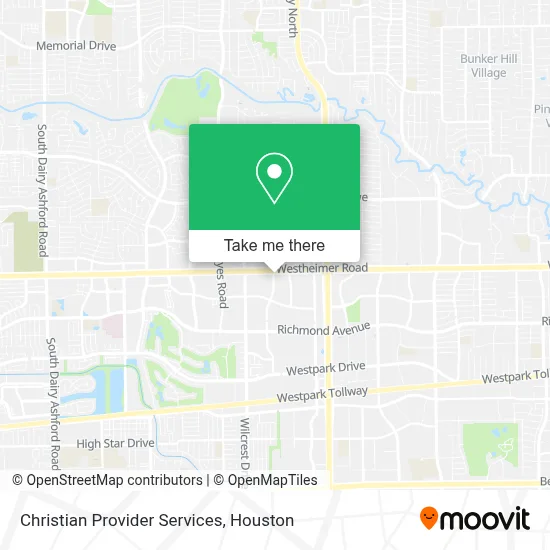 Christian Provider Services map