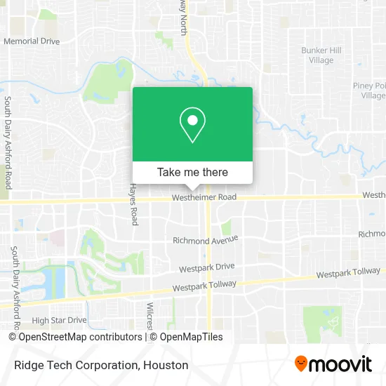 Mapa de Ridge Tech Corporation