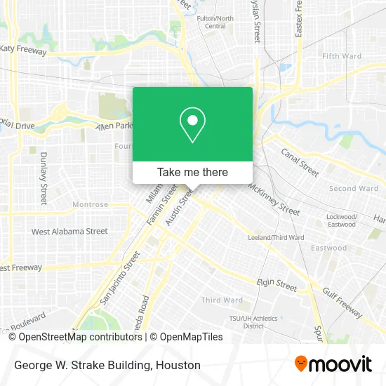 George W. Strake Building map