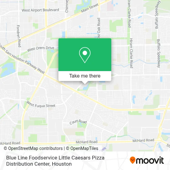 Blue Line Foodservice Little Caesars Pizza Distribution Center map