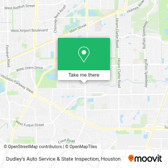 Dudley's Auto Service & State Inspection map