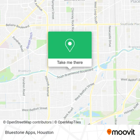 Bluestone Apps map