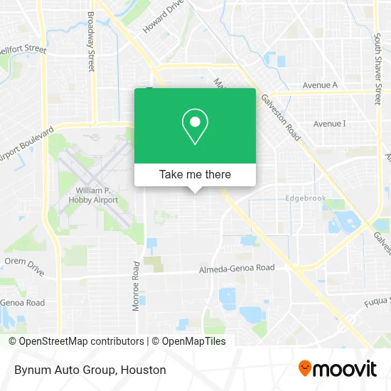 Bynum Auto Group map