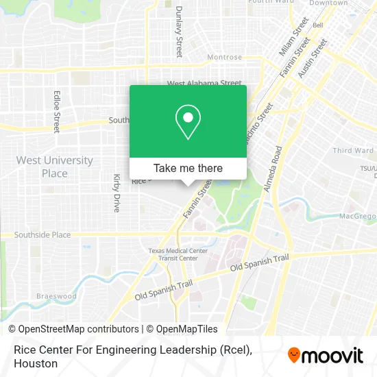 Rice Center For Engineering Leadership (Rcel) map