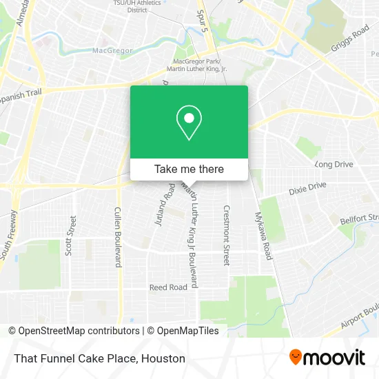 That Funnel Cake Place map
