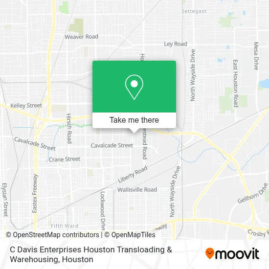 C Davis Enterprises Houston Transloading & Warehousing map