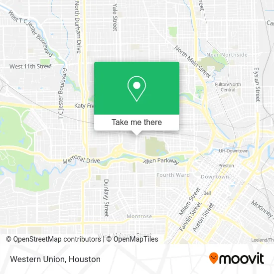 Western Union map