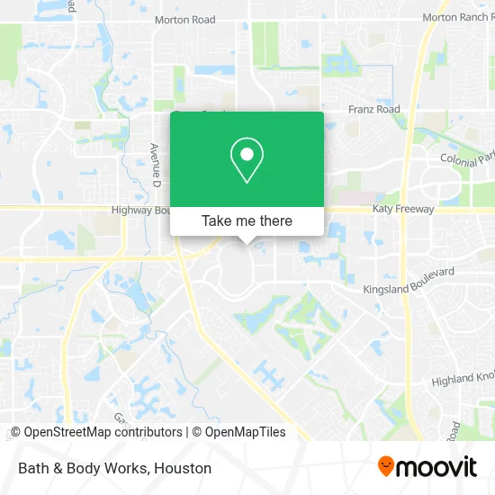 Bath & Body Works map
