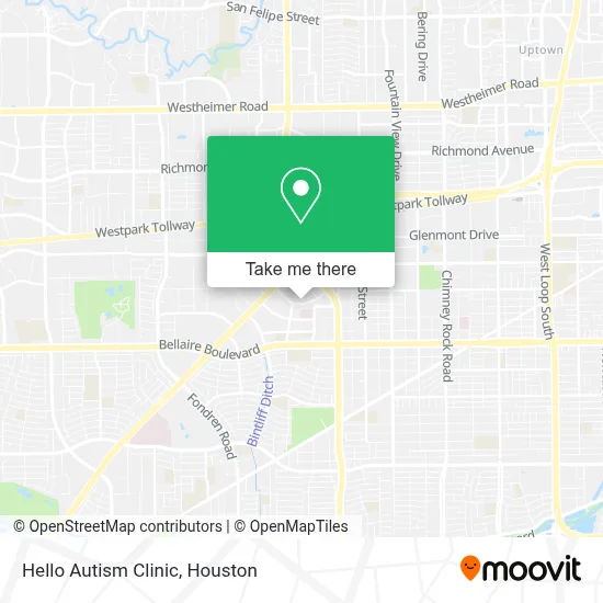 Hello Autism Clinic map
