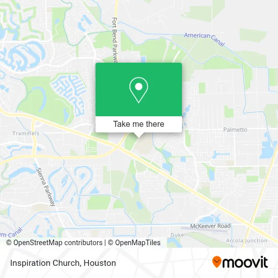 Inspiration Church map