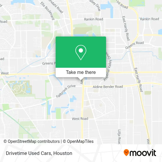 Drivetime Used Cars map