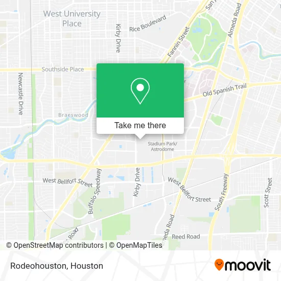 Mapa de Rodeohouston