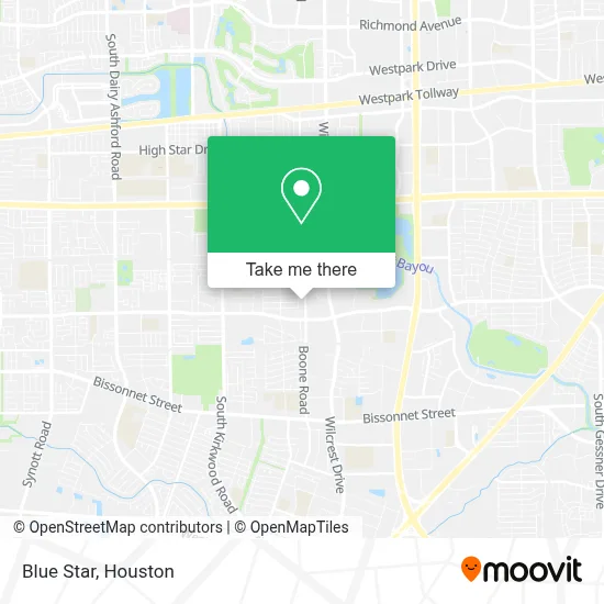 Blue Star map