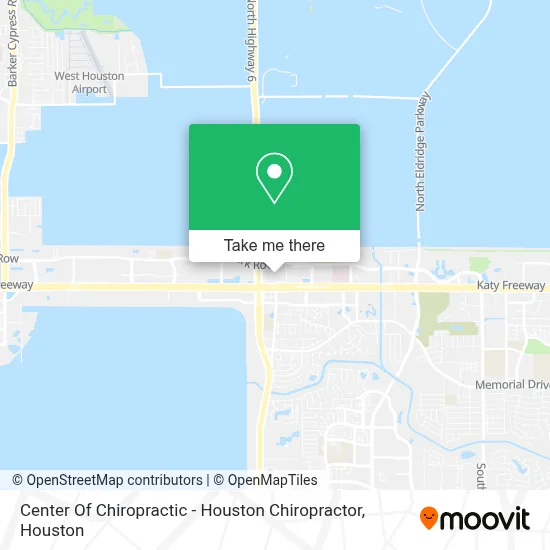 Center Of Chiropractic - Houston Chiropractor map
