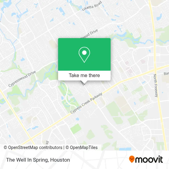 The Well In Spring map