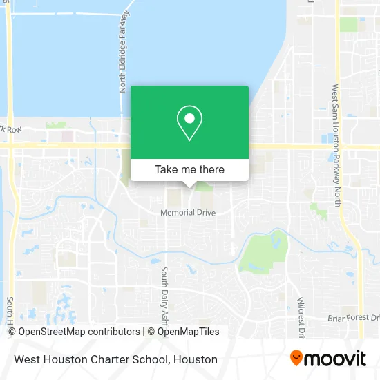 West Houston Charter School map