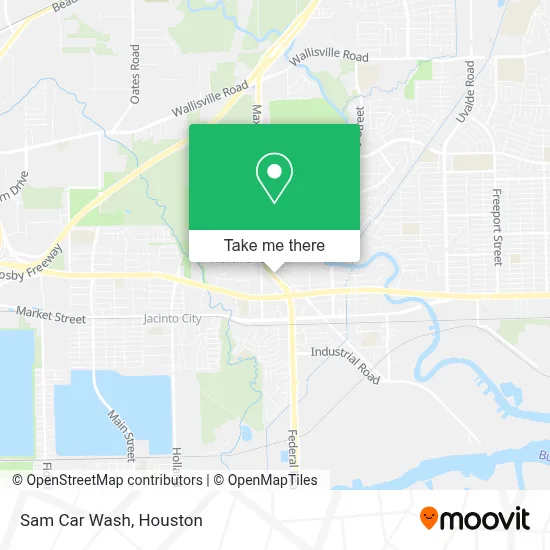 Sam Car Wash map