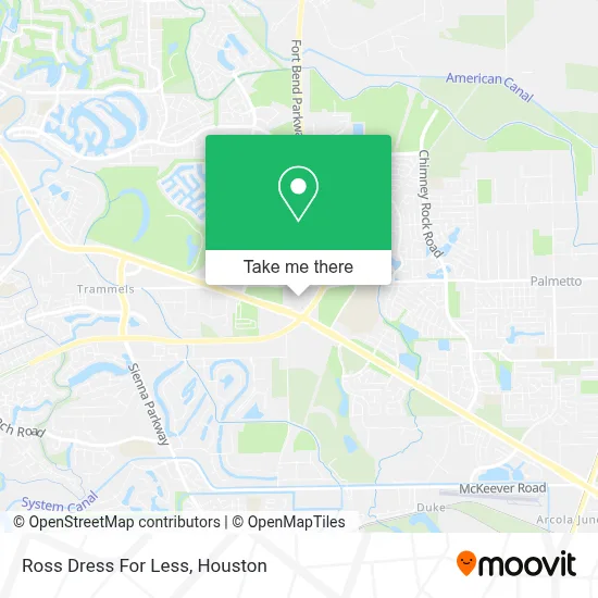 Ross Dress For Less map