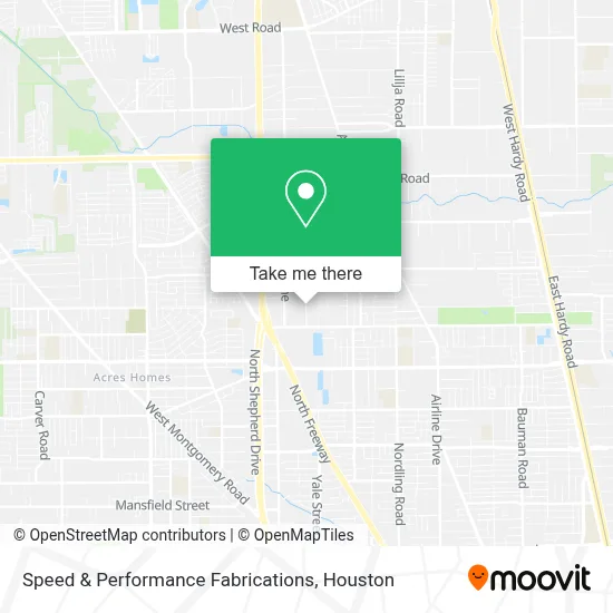 Speed & Performance Fabrications map