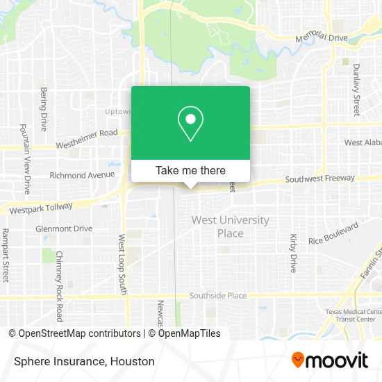 Sphere Insurance map