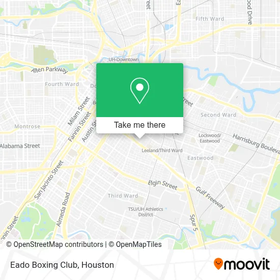 Eado Boxing Club map
