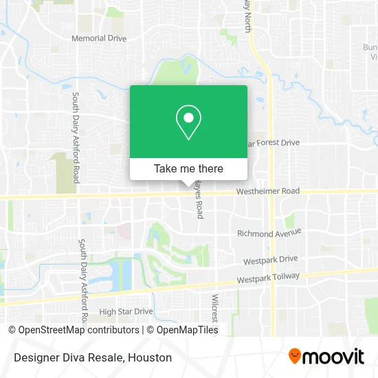 Designer Diva Resale map