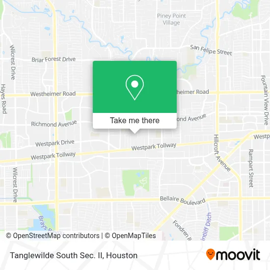 Tanglewilde South Sec. II map