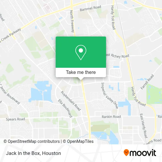 Jack In the Box map