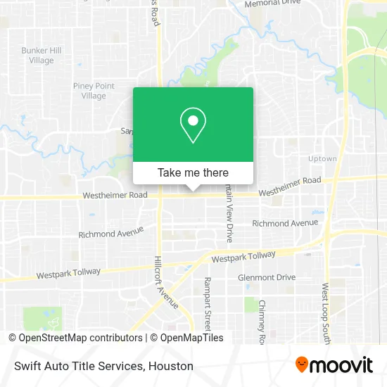 Swift Auto Title Services map