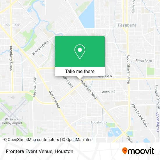 Frontera Event Venue map